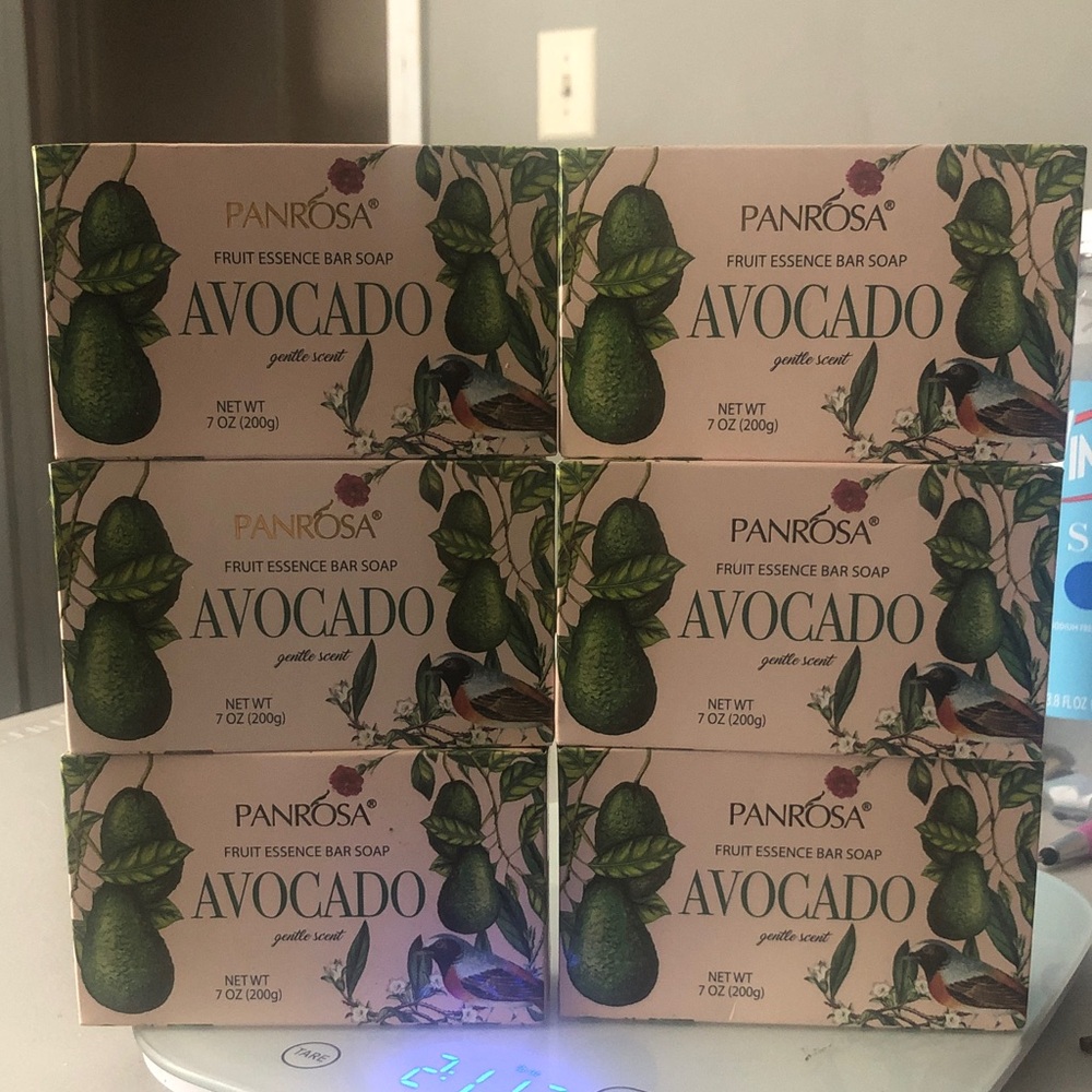 Lot of 6 Large Avacado Bar Soap